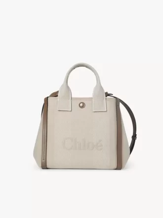 Piccola borsa tote Chloé Carry in tela