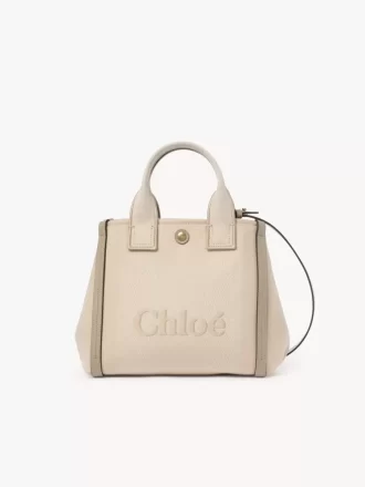 Piccola borsa tote Chloé Carry in tela Piccola borsa tote Chloé Carry in tela