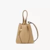 Piccola borsa tote Chloé Spin in pelle martellata Piccola borsa tote Chloé Spin in pelle martellata