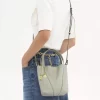 Piccola borsa tote Chloé Spin in pelle martellata Piccola borsa tote Chloé Spin in pelle martellata