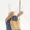 Piccola borsa tote Chloé Spin in pelle martellata Piccola borsa tote Chloé Spin in pelle martellata