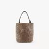 Piccola borsa tote Chloé Spin in shearling Piccola borsa tote Chloé Spin in shearling