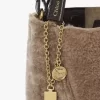 Piccola borsa tote Chloé Spin in shearling Piccola borsa tote Chloé Spin in shearling
