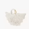 Piccola borsa tote Paravent con bracciale all’uncinetto Piccola borsa tote Paravent con bracciale all’uncinetto