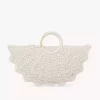 Piccola borsa tote Paravent con bracciale all’uncinetto Piccola borsa tote Paravent con bracciale all’uncinetto