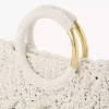 Piccola borsa tote Paravent con bracciale all’uncinetto Piccola borsa tote Paravent con bracciale all’uncinetto