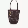 Piccola borsa tote Summer Banana in rafia Piccola borsa tote Summer Banana in rafia