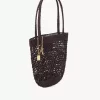 Piccola borsa tote Summer Banana in rafia Piccola borsa tote Summer Banana in rafia