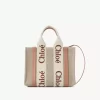 Piccola borsa tote Woody in lino Piccola borsa tote Woody in lino