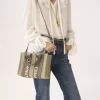 Piccola borsa tote Woody in lino Piccola borsa tote Woody in lino