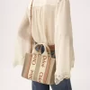 Piccola borsa tote Woody in lino Piccola borsa tote Woody in lino