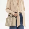 Piccola borsa tote Woody in lino Piccola borsa tote Woody in lino
