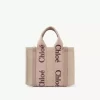 Piccola borsa tote Woody in lino Piccola borsa tote Woody in lino