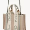 Piccola borsa tote Woody in lino Piccola borsa tote Woody in lino