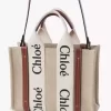 Piccola borsa tote Woody in lino Piccola borsa tote Woody in lino