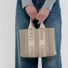 Piccola borsa tote Woody in lino Piccola borsa tote Woody in lino