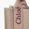 Piccola borsa tote Woody in lino Piccola borsa tote Woody in lino