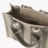 Piccola borsa tote Woody in lino Piccola borsa tote Woody in lino