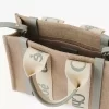 Piccola borsa tote Woody in lino Piccola borsa tote Woody in lino