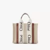 Piccola borsa tote Woody in lino Piccola borsa tote Woody in lino