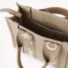 Piccola borsa tote Woody in lino Piccola borsa tote Woody in lino
