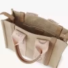 Piccola borsa tote Woody in lino Piccola borsa tote Woody in lino