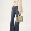 Piccola borsa tote Woody in lino Piccola borsa tote Woody in lino