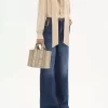 Piccola borsa tote Woody in lino Piccola borsa tote Woody in lino