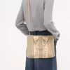 Piccola borsa tote Woody in lino Piccola borsa tote Woody in lino