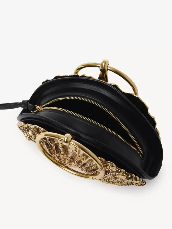 Pochette con cerniera Sea Treasures Shell in morbida pelle e metallo Pochette con cerniera Sea Treasures Shell in morbida pelle e metallo