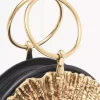 Pochette con cerniera Sea Treasures Shell in morbida pelle e metallo Pochette con cerniera Sea Treasures Shell in morbida pelle e metallo