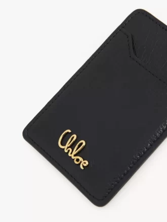 Porta carte Chloé Iconic in pelle martellata Porta carte Chloé Iconic in pelle martellata