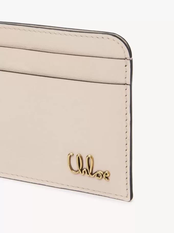Portacarte Chloé Iconic in pelle lucida Portacarte Chloé Iconic in pelle lucida