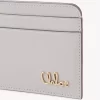 Portacarte Chloé Iconic in pelle martellata Portacarte Chloé Iconic in pelle martellata