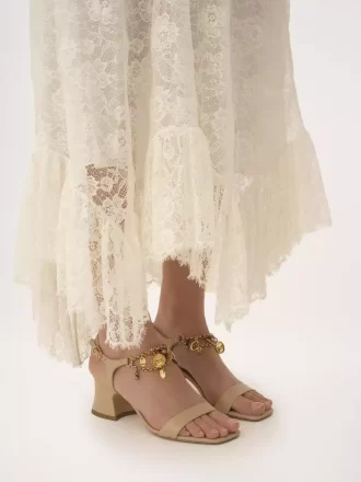 Sandalo con tacco Chloé Charms