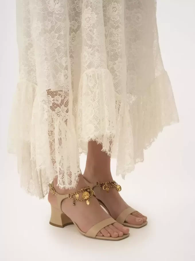 Sandalo con tacco Chloé Charms Sandalo con tacco Chloé Charms