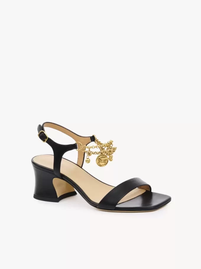 Sandalo con tacco Chloé Charms Sandalo con tacco Chloé Charms
