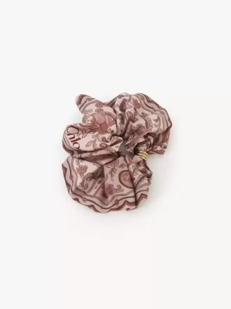 Scrunchie per capelli Chloé Paisley in twill di seta Scrunchie per capelli Chloé Paisley in twill di seta
