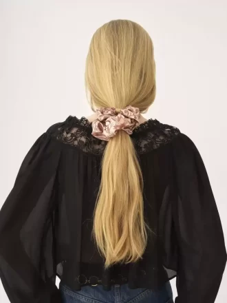Scrunchie per capelli Chloé Paisley in twill di seta Scrunchie per capelli Chloé Paisley in twill di seta