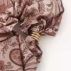Scrunchie per capelli Chloé Paisley in twill di seta Scrunchie per capelli Chloé Paisley in twill di seta
