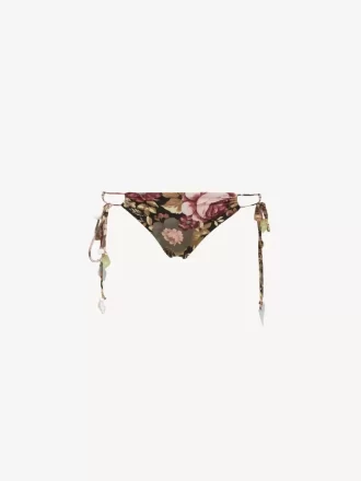 Slip bikini con stampa a rose Slip bikini con stampa a rose