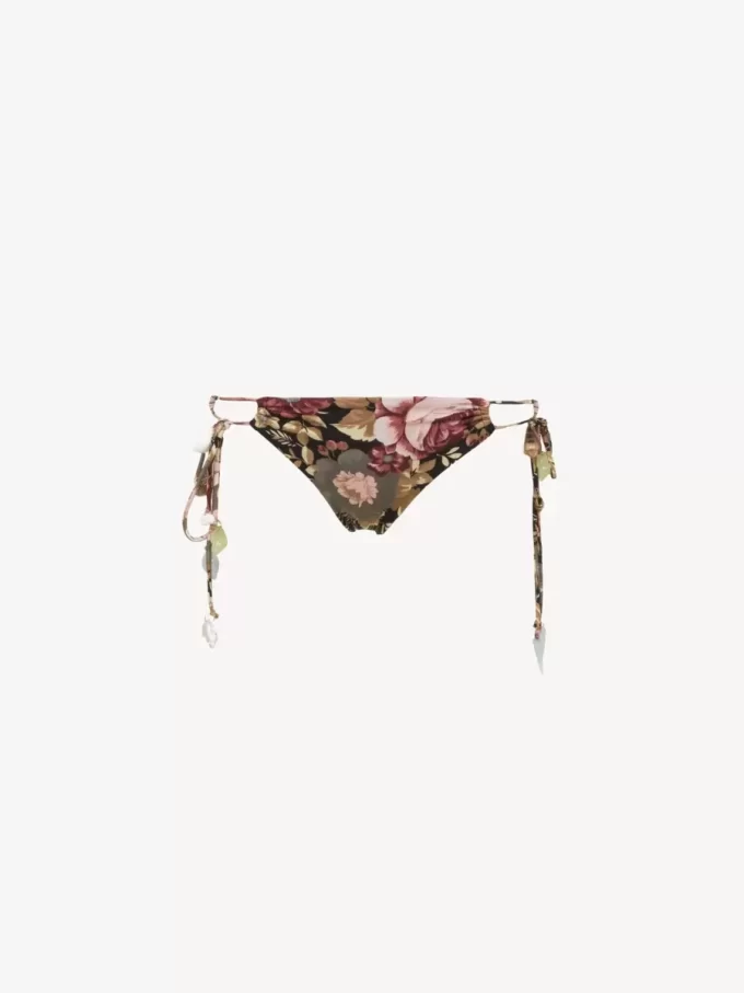Slip bikini con stampa a rose Slip bikini con stampa a rose