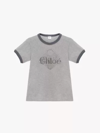 T-shirt con logo Baby Fit in jersey di cotone