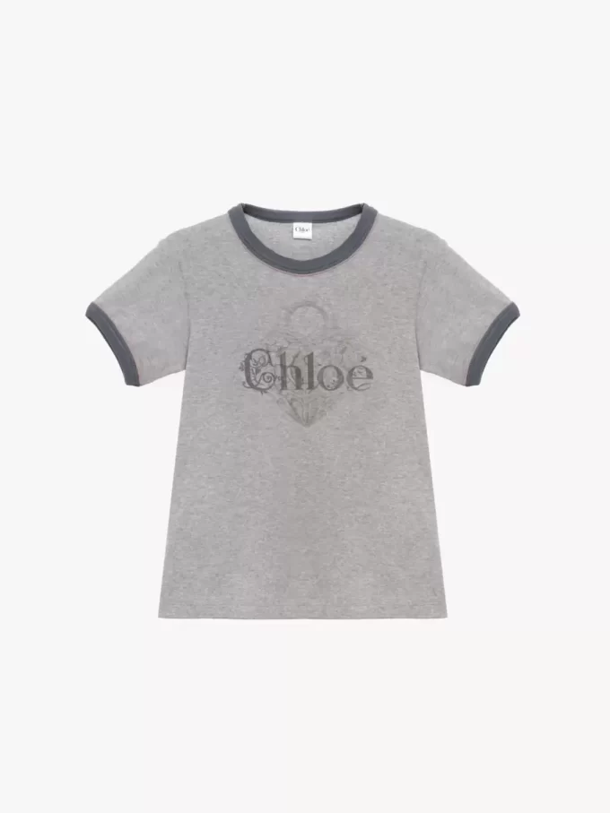 T-shirt con logo Baby Fit in jersey di cotone T-shirt con logo Baby Fit in jersey di cotone