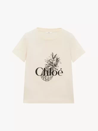 T-shirt con logo Baby Fit in jersey di cotone