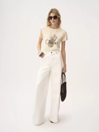 T-shirt con logo Baby Fit in jersey di cotone