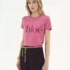 T-shirt con logo Baby Fit in jersey di cotone T-shirt con logo Baby Fit in jersey di cotone
