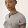 T-shirt con logo Baby Fit in jersey di cotone T-shirt con logo Baby Fit in jersey di cotone