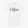 T-shirt oversize con logo in jersey di cotone T-shirt oversize con logo in jersey di cotone