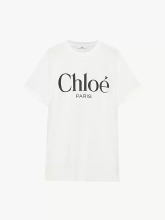 T-shirt oversize con logo in jersey di cotone